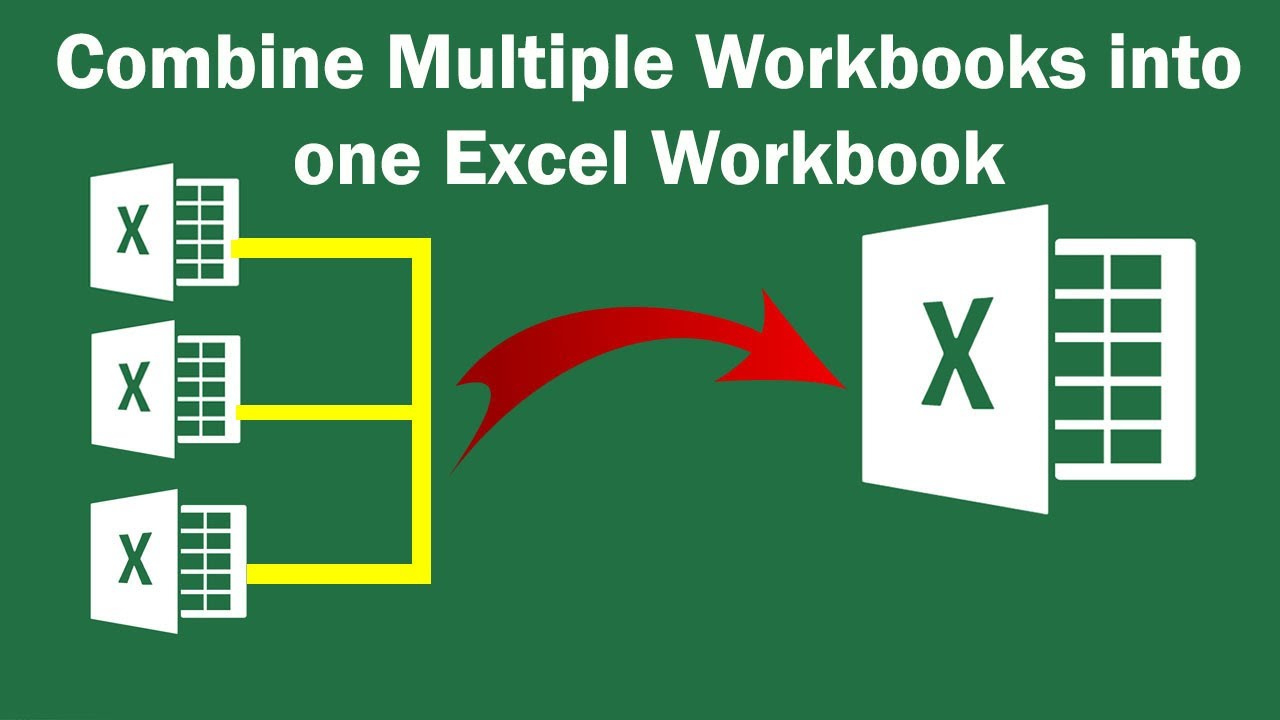 How To Combine Multiple Excel Workbooks Into One Workbook | Excel Tutorials For Beginners pertaining to Merge Multiple Files Into One Worksheet