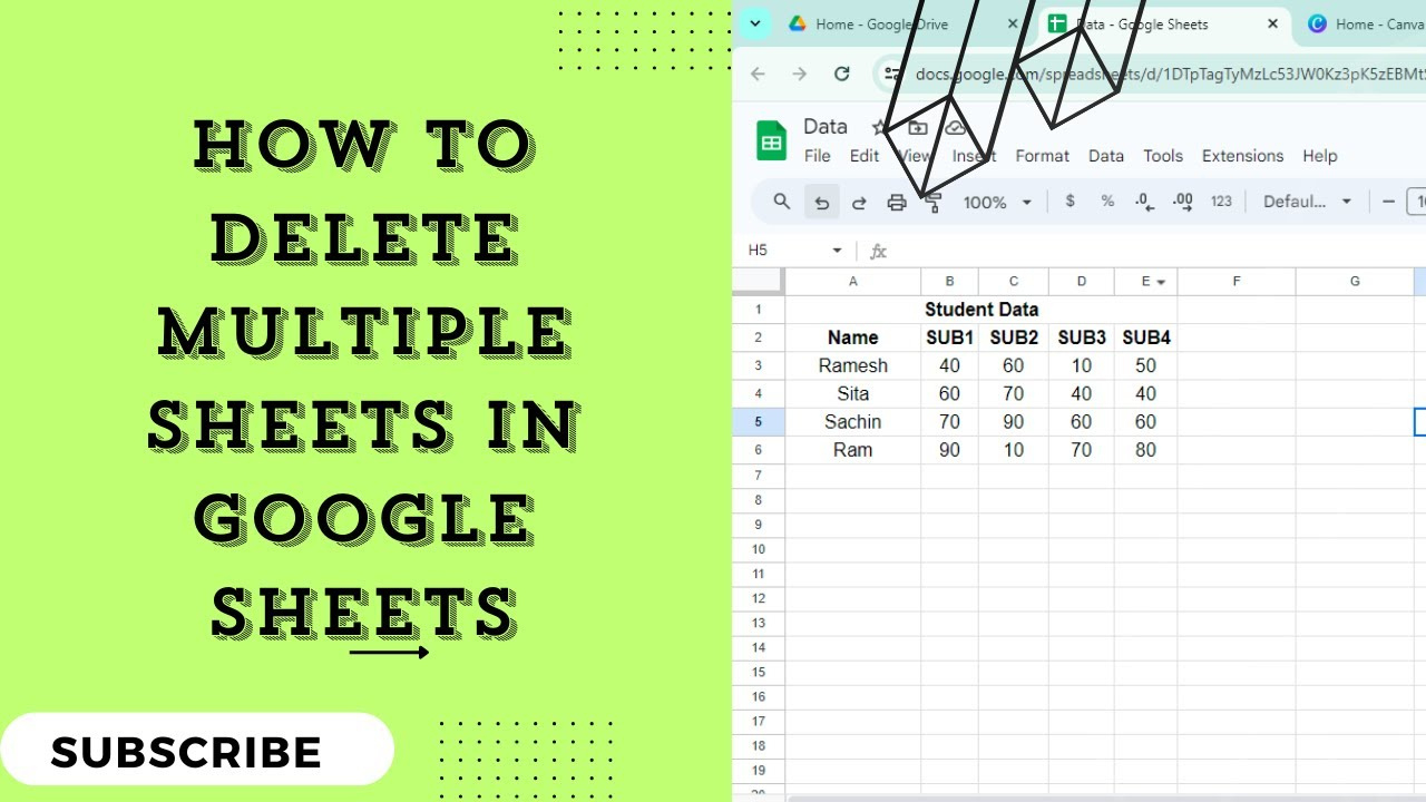How To Delete Multiple Sheets In Google Sheets with regard to How to Delete Multiple Worksheets
