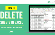 How To Delete Sheets In Excel: Deleting Multiple Sheets At Once with regard to Delete Multiple Worksheets
