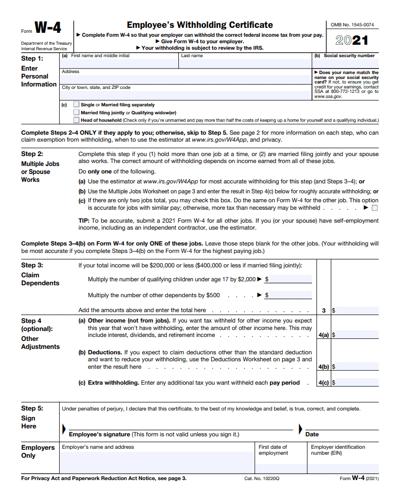 How To Fill Out A Form W-4 (2024 Edition) regarding Two Earners Multiple Jobs Worksheet