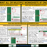How To Print All Or Multiple Worksheets In Excel   Excel Unlocked Within How To Print Multiple Worksheets