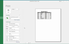 How To Print Only Specific Worksheets Of A Workbook In Excel 2016 intended for How to Print Multiple Worksheets