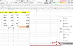 How To Select &amp; Edit All Excel Sheets At Once Same Time (Easy) intended for How to Select Multiple Worksheets