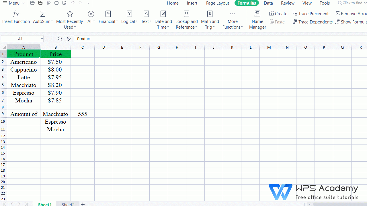 How To Use The Vlookup Function Across Multiple Sheets In Wps with regard to Vlookup Multiple Worksheets