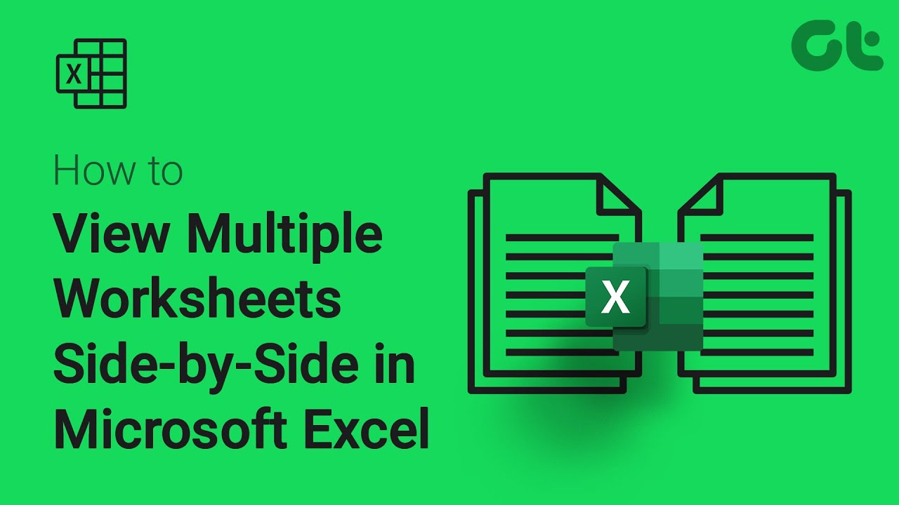 How To View Multiple Worksheets Or Workbooks Sideside In Microsoft Excel | For Windows &amp;amp; Mac! in View Multiple Worksheets