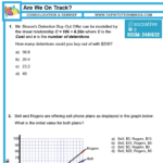 Interpreting Linear Equations | Mfm1P Grade 9 Applied Math Help Intended For Multiple Representations Worksheet Answers