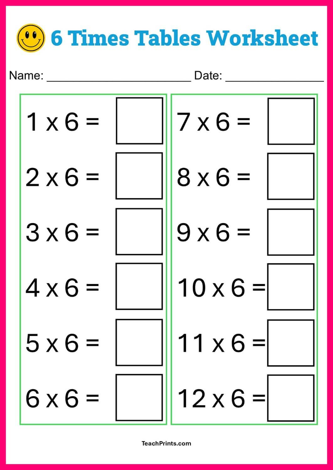 Jwqfbc Multiplication Sheet With Dy Deletion Aithmetics with regard to 6&amp;amp;#039;s Multiplication Worksheets