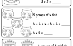 Kindergarten Repeated Addition Worksheet for Multiplication Repeated Addition Worksheet