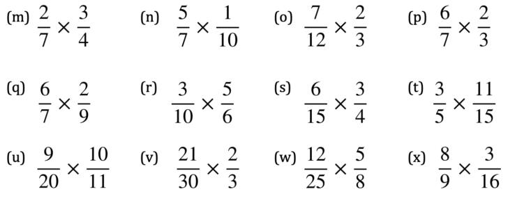 Fraction Multiplication and Division Worksheet Fraction Multiplication and Division Worksheet