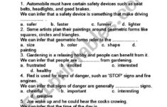 Making Inference Test - Esl Worksheetsaowakon intended for Making Inferences Multiple Choice Worksheets