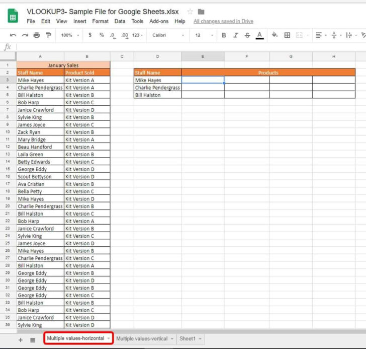 Vlookup with Multiple Worksheets Vlookup with Multiple Worksheets