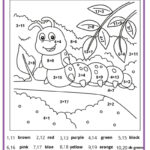 Math Coloring Pages | Printable Pdfsk12Mathworksheets Regarding Multiplication Color By Number Worksheets