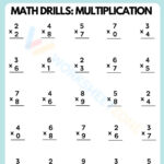 Math Drills: Multiplication Worksheet Worksheet Regarding Multiplication Worksheets Math Drills