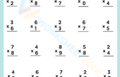 Math Drills: Multiplication Worksheet Worksheet regarding Multiplication Worksheets Math Drills