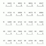Math Multiplication Worksheets 4Th Grade In Multiplication Worksheets 4'S