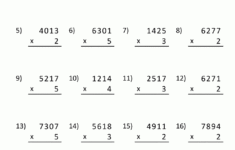 Math Multiplication Worksheets 4Th Grade throughout 4th Grade Multiplication Worksheets Free Printable