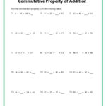 Math Properties Worksheets With Addition Multiplication Properties Worksheet