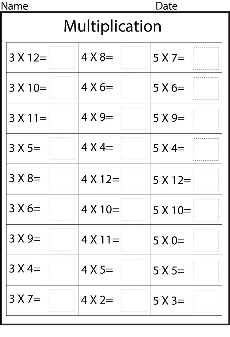 Math Time Tables Worksheets | Activity Shelter regarding Time Table Multiplication Worksheets