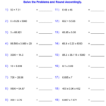 Math Worksheet: Division, Multiplication, Decimals Pertaining To Math Aids Com Multiplication Worksheets