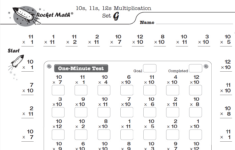 Math Worksheets For Kindergarten, 1St, 2Nd, 3Rd, 4Th Grade+ for Multiplication Rocket Math Worksheets