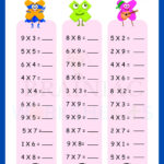 Mental Multiplication Maths Worksheet For Class 4   Brainiac Intended For Multiplication Worksheet For Class 4th