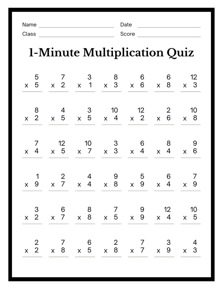 Multiplication Live Worksheet Multiplication Live Worksheet