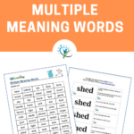 Multiple Meaning Words Flashcards For Grade 3 To 5 Students | K5 Pertaining To Multiple Meaning Words Worksheets Grade 5