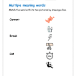 Multiple Meaning Words Worksheets | Planetspin.in In Multiple Meaning Words Worksheets