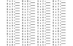 Multiplication 5 Minute Drill Worksheets: Grade 2-4 (Pdf Download pertaining to Multiplication Mad Minute Worksheets