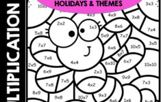 Multiplication Colorcode Multiplication Colornumber in Math Multiplication Coloring Worksheets