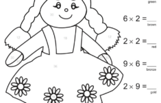 Multiplication Colornumber Fun! Worksheet in Multiplication Worksheets Color By Number