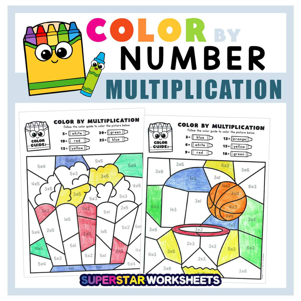 Multiplication Colornumber - Superstar Worksheets intended for Free Color By Number Multiplication Worksheets