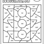 Multiplication Colornumber Worksheets For Math Fact Multiplication  Practice, 2 To 10 Times Tables Coloring Activity Pages, Printable Pdf With Multiplication Coloring Worksheets 4th Grade