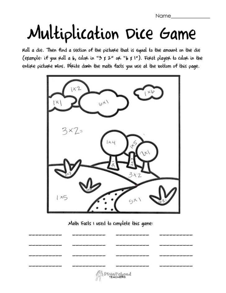 Multiplication Games and Worksheets Multiplication Games and Worksheets