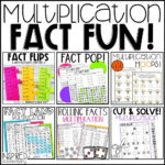 Multiplication Facts Practice Bundle | Multiplication Games And Worksheets Intended For Multiplication Fact Fluency Worksheet