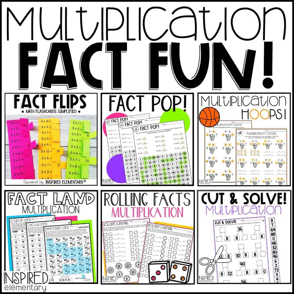 Multiplication Facts Practice Bundle | Multiplication Games And Worksheets intended for Multiplication Fact Fluency Worksheet