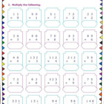 Multiplication Inside Live Worksheets Multiplication Grade 4