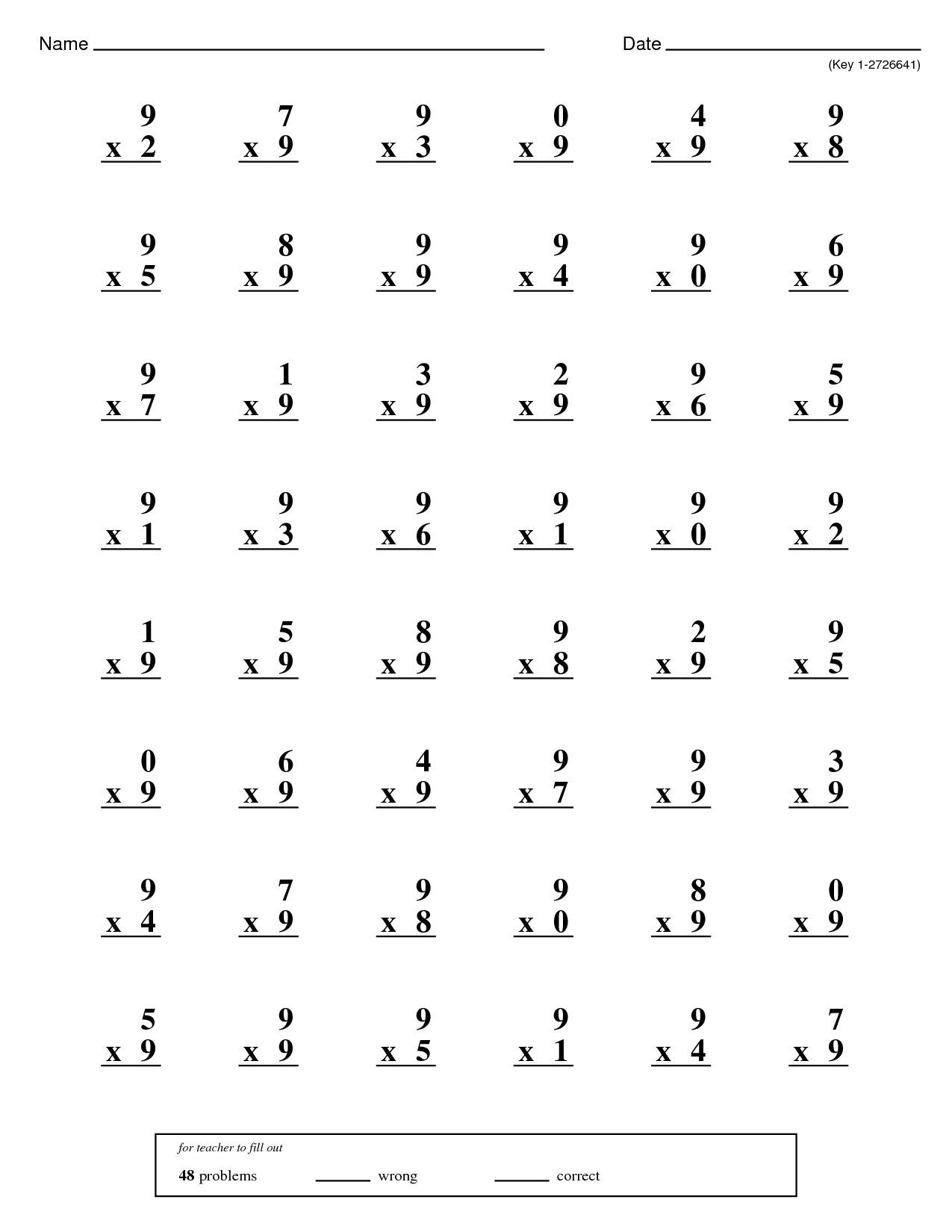 Multiplication Mad-Minute! | The Cow&amp;#039;S Den regarding Multiplication Mad Minute Worksheets
