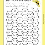 Multiplication Math Coloring Worksheets ⋆ Fromkristin Inside Multiplication Coloring Worksheets 3rd Grade