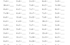 Multiplication Math Drills: Timetable 0-12 Practice (Instant regarding Multiplication Worksheets 0 12 Printable