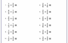 Multiplication Of Fraction Woorksheet For Kids | Multiplying intended for Worksheet On Multiplication Of Fractions
