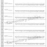 Multiplication On A Number Line   Elementary Studies With Regard To Multiplication On A Number Line Worksheets