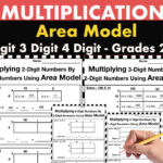 Multiplication Practice Worksheets Area Model Box Method 2Nd 3Rd Intended For 2 Digit By 2 Digit Multiplication Area Model Worksheets