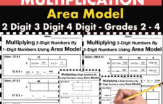 Multiplication Practice Worksheets Area Model Box Method 2Nd 3Rd intended for 2 Digit By 2 Digit Multiplication Area Model Worksheets
