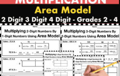 Multiplication Practice Worksheets Area Model Box Method 2Nd 3Rd with regard to 3-Digit by 2-Digit Multiplication Area Model Worksheets