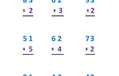 Multiplication Problems 1 X 2 Digit Regroup Tens – Mr. R.'S World intended for Multiplication Worksheets 2'S