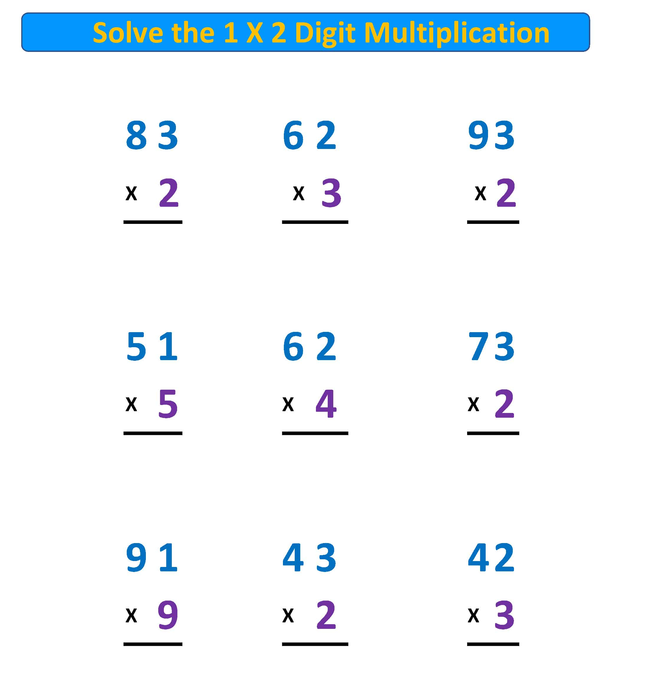 Multiplication Problems 1 X 2 Digit Regroup Tens – Mr. R.&amp;#039;S World intended for Multiplication Worksheets 2&amp;#039;S