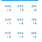 Multiplication Problems 1 X 3 Digit Regroup Tens And Hundreds – Mr In 3 By 1 Digit Multiplication Worksheets