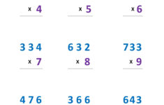 Multiplication Problems 1 X 3 Digit Regroup Tens And Hundreds – Mr regarding Three Digit Multiplication Worksheet