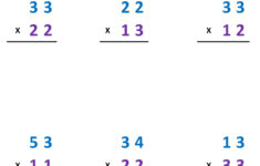 Multiplication Problems 2 X 2 Digit No Regrouping – Mr. R.'S World within Multiplication 2 Digits by 2 Digit Worksheets
